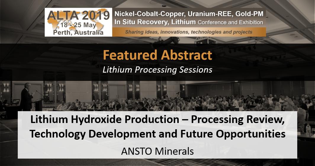 ALTAMETaus's tweet image. Great to have Chris Griffith from @ANSTO presenting in the #Lithium Processing sessions at #ALTA2019!  If you&apos;re involved in #lithiumprocessing, this event is unmissable.
#innovation #lithiumionbatteries #metallurgy #extractivemetallurgy
linkedin.com/pulse/lithium-…