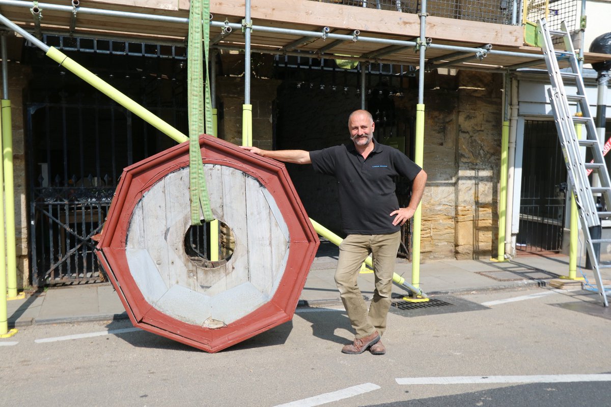 LangportBoat's tweet photo. The countdown has begun...
Not long to wait now - the restored Town Clock will soon be back in its rightful place, in the heart of the local community.
Watch this space for photos of the finished article.
#Langport #Somerset #WhereItsTo #Totallylocallylangport #TuesdayMotivation https://t.co/LPFJSk5qJd
