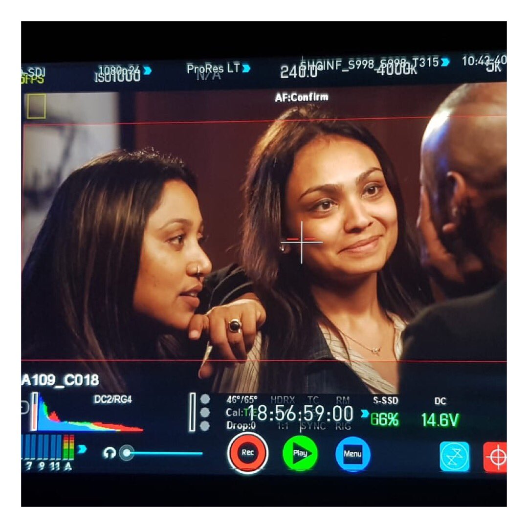 shabinaakhan's tweet photo. I believe that the intend to understand comes by listening #doitoften #wiseadvice #respect #teamshabinakhan @jatinchavkute #akankshamantri on the sets of #Aadat #brainstorming https://t.co/LLSWhvOZWP