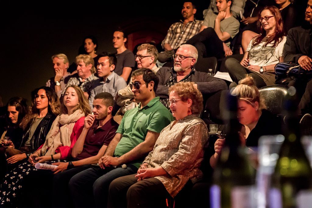 DevizeCo's tweet photo. STIGMA Q and A the first development at La Mama Theatre a  3 Years ago now.

#questions
#amazing
#instagram
#photography
#PhotoPhridayOnKISS https://t.co/gHsSkKwqlQ