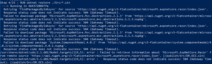 Troels79's tweet photo. @nuget I am experiencing random gateway timeouts. Are you having problems? https://t.co/hsKspapdmQ