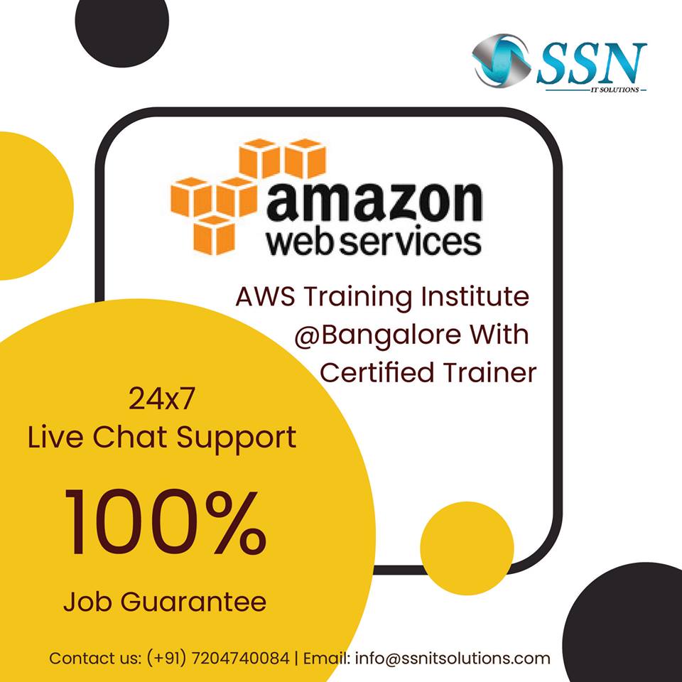 SSNITSolutions's tweet photo. #AmazonWebServices (#AWS) in Bangalore Weekdays &amp; Weekend Batches: #SSNITSolutions
100% Job Support, 12+ Years Experienced Trainers Study material. 
Enquire Now Or Call Now: https://t.co/5nWmKJ4Hnp
Contact us: (+91) 7204740084
Email: info@ssnitsolutions.com
#SAP, #JAVA, https://t.co/UzQhoF5VVu