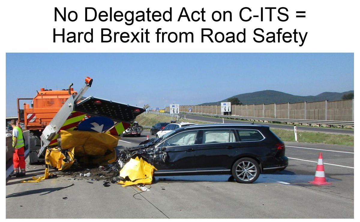JacErhart's tweet photo. You cannot state it any clearer: Road Operators need the Delegated Act on C-ITS @Bulc_EU @EP_Transport @Transport_EU @POLITICOEurope https://t.co/4NO0KICIhJ
