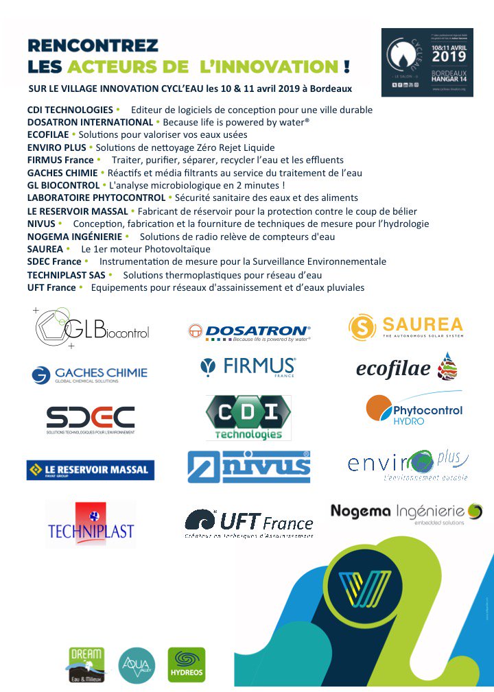 Plus qu'un jour avant Cycl'eau Le Salon à Bordeaux, venez découvrir nos outils dédiés à la #GIEP

Cditech.Fr