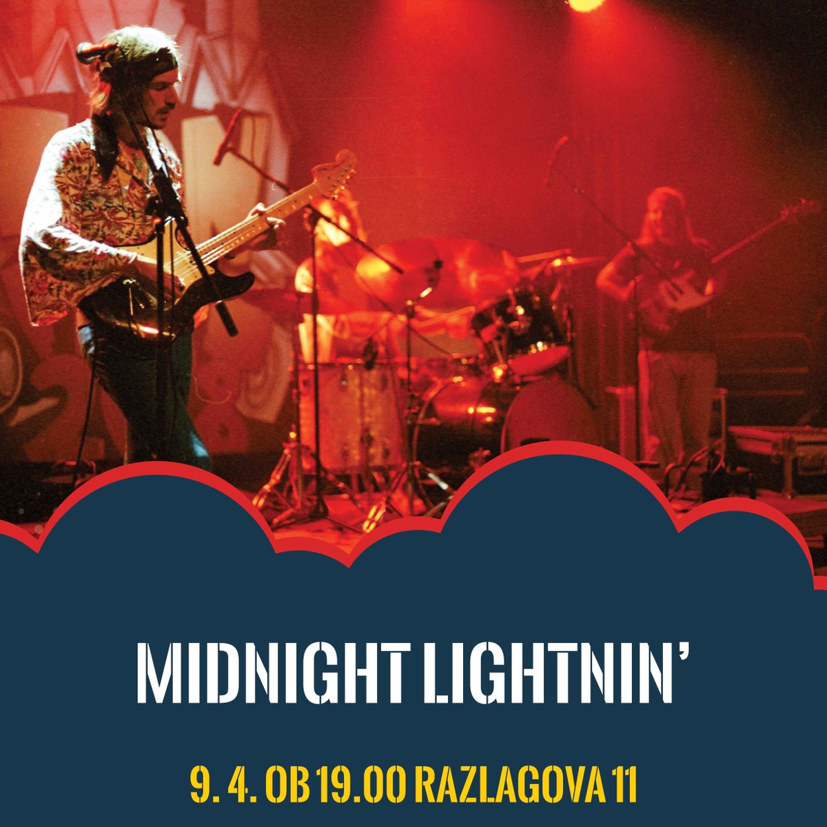 KUDCoda's tweet photo. Danes na meniju: Mamini čufti &amp; koncert Midnight Lightnin'. #ujemimosanje https://t.co/YVt4g9IFbU https://t.co/N8Kl4iokjC