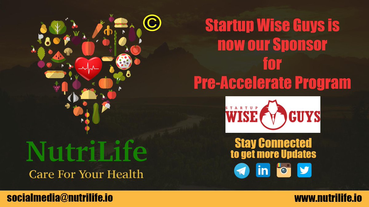 Startup Wise Guys is now our Sponsor for Pre-Accelerate Program.
#nutrilife #nutrilife_io #cryptocurrency #bitcoin #ethereum #blockchain #earnmoney #earnmoneyfromhome #earnmoneyonline #bitcointrading #bitcoinnews #bitcoinprice #altcoin #bitcoinvalue #bitcoinexchange #ICO