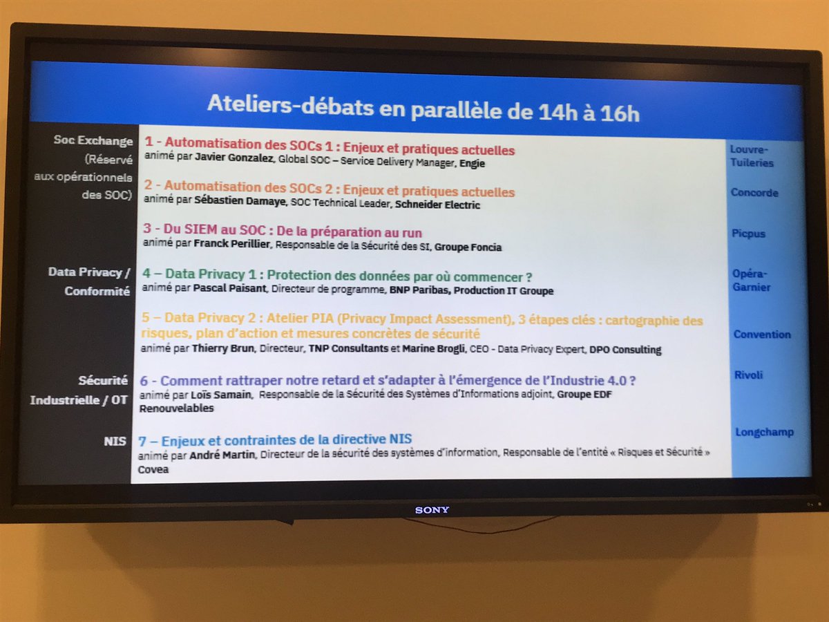 annickLEBER's tweet photo. IBM #SecuritySummitFR, c’est aujourd’hui chez @IBM_France
Êtes-vous prêts à faire face à une cyber-attaque ? Très bel agenda. Merci à nos clients et partenaires qui témoignent. #rssi #ciso #securite #CyberSecurity https://t.co/n2WFVqVpV4