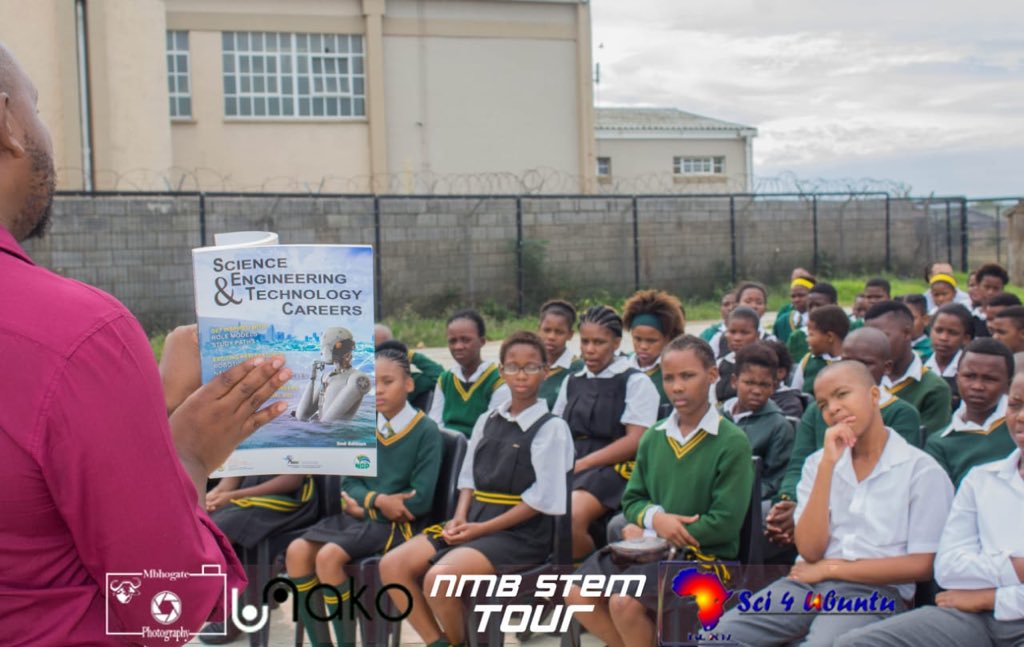 Sci4Ubuntu's tweet photo. #STEM Engagement sessions for both learners and teachers. We are spreading the marvel that #Science is through #scicomm with @UNAKOCBM in @NMandelaBaymuni to demystify and Humanize #Science. #NMBStemTour #eKasiScience
@HeraldPE @AlgoaFMNews @Exposcience @NYDARSA @EMokgalapa https://t.co/32ibnMEws0