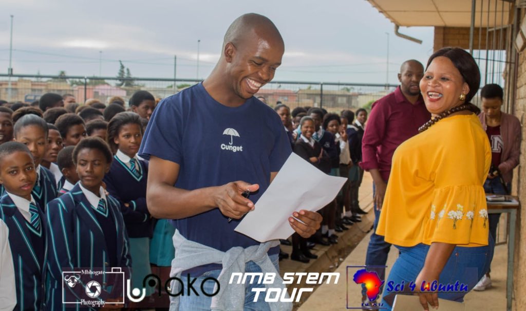 Sci4Ubuntu's tweet photo. #STEM Engagement sessions for both learners and teachers. We are spreading the marvel that #Science is through #scicomm with @UNAKOCBM in @NMandelaBaymuni to demystify and Humanize #Science. #NMBStemTour #eKasiScience
@HeraldPE @AlgoaFMNews @Exposcience @NYDARSA @EMokgalapa https://t.co/32ibnMEws0