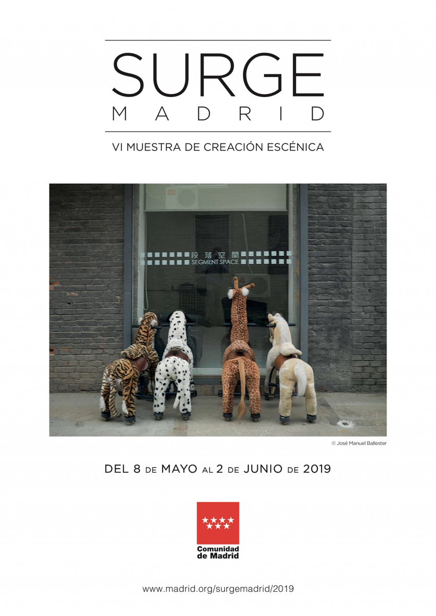 Acaba de comenzar la presentación de la VI Muestra de Creación Escénica Surge Madrid 2019, organizada por <a href="/ComunidadMadrid/">Comunidad de Madrid</a> y las salas alternativas.<a href="/CulturaCMadrid/">Cultura▪️Comunidad de Madrid</a> 
Estad pendientes de nuestras redes porque en breve sabréis más sobre esta edición de #SurgeMadrid 💥