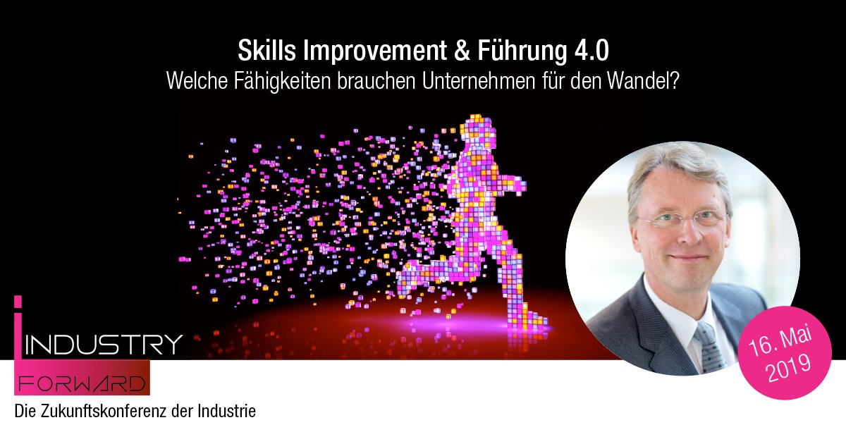 Industryforward's tweet photo. "Alles was unser Leben bestimmt hat, hilft uns in der Digitalisierten Welt nicht weiter!"

Prof. Dr. Meinel, CEO und Direktor des  @HPI_DE spricht auf dem INDUSTRY.forward Summit über Skills Improvement &amp; Führung 4.0.

#36daysleft
#industryforward
#publishindustry https://t.co/KLI3b7POTe