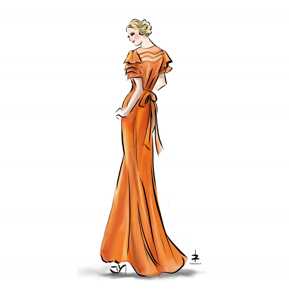 lindazoon's tweet photo. 🥂🍾Congrats @libelle #libellemagazine celebrating 85 year #anniversary ! 85 years of inspiration this wonderfull and #fabulous #glossy #magazine #dutchmagazine 85 years ago this #throwback dress was in #fashion Still very #fashionable sketch by #lindazoon #artstudio #hoogstraat https://t.co/tecmvv6ZgN