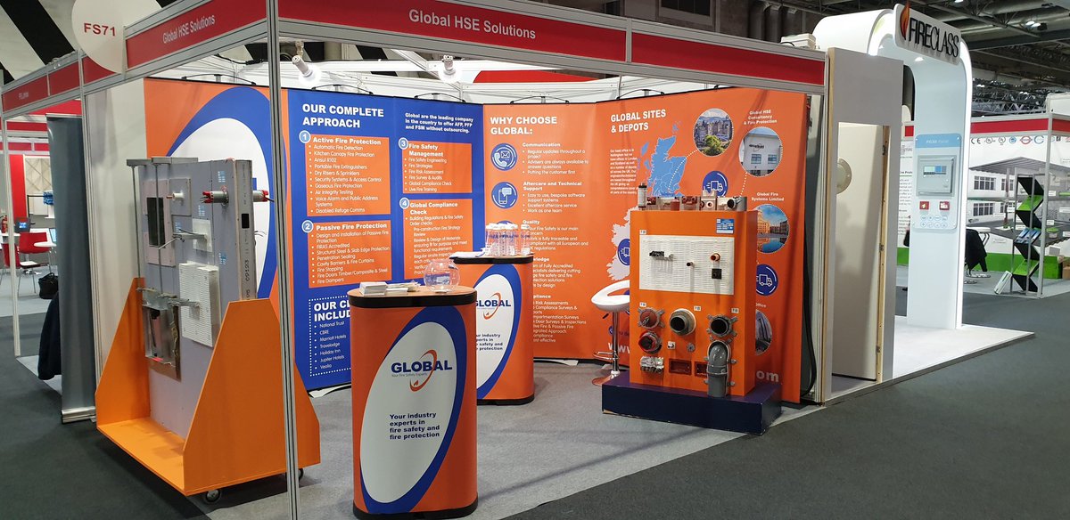 #FireSafetyEvent at the NEC for the next few days talking everything Fire and Safety. Come and talk to me about Fire Risk Assessments and Passive Fire Protection and see how we can help you and your business.