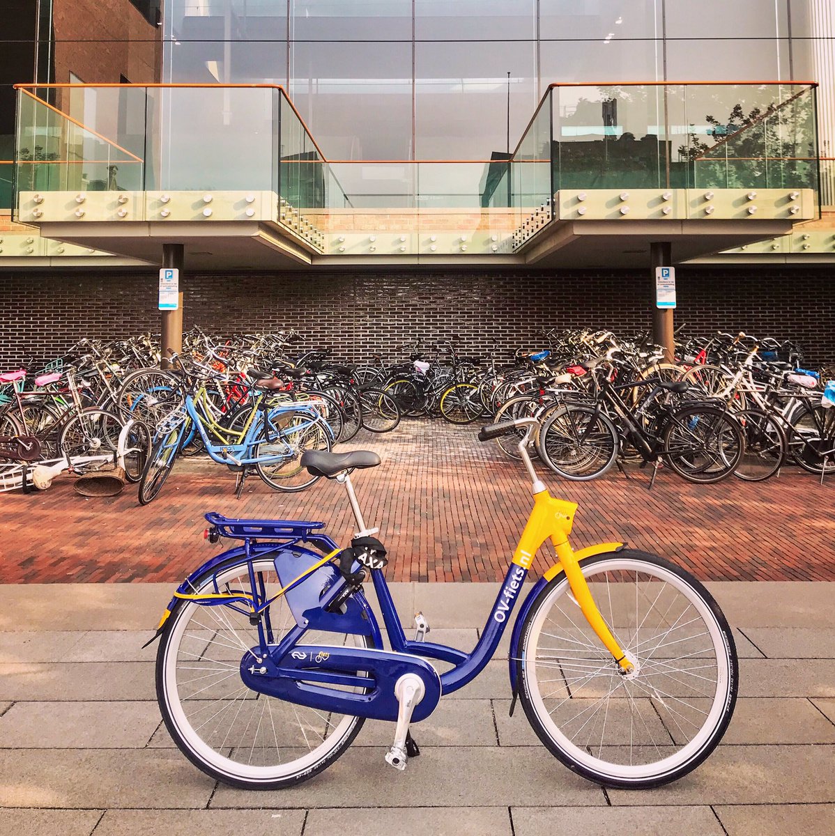 OV-Fiets is the Netherlands’ national rental bike service, operated by rail company NS.

For €3.85 per 24-hour period, residents can borrow one of 22,500 bicycles from one of 300 train stations across the country.

And those bikes made an amazing 4.2 million journeys last year!