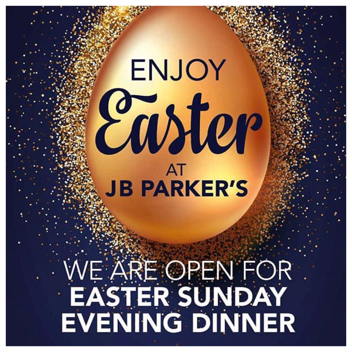 DLegoupil's tweet photo. Take it easy over the Easter holidays and book a table for Easter Sunday Dinner at JB Parkers. Tel 724452 #dinner #Easter2019 #EasterSunday #easter https://t.co/gKzYG6nRqR