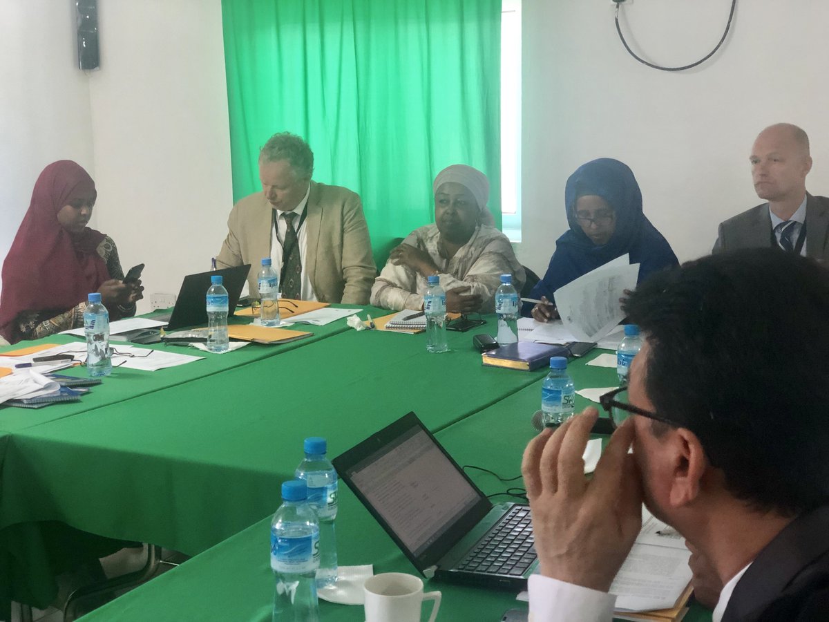 UNFPASomalia (@unfpa_somalia) on Twitter photo The Steering Committee for our Country Program comprising #Somali authorities @Caafimadka, <a href="/MoPIED_Somalia/">MoPIED</a>,
<a href="/Moysswsso1/">Ministry of Youth & Sports, SWS</a>, @MwomenHRD & donors co-financing us <a href="/SwedeninSomalia/">Sweden in Somalia</a>, @FinnishEmbNBO & @Aics_Mogadiscio & our team meeting to discuss progress & funding for our work The Steering Committee for our Country Program comprising #Somali authorities @Caafimadka, <a href="/MoPIED_Somalia/">MoPIED</a>,
<a href="/Moysswsso1/">Ministry of Youth & Sports, SWS</a>, @MwomenHRD & donors co-financing us <a href="/SwedeninSomalia/">Sweden in Somalia</a>, @FinnishEmbNBO & @Aics_Mogadiscio & our team meeting to discuss progress & funding for our work