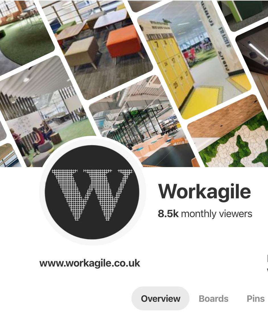 workagileuk's tweet photo. Thanks to all of our lovely followers - 8.5k monthly views on our #Pinterest channel in just 3 months! 

If you need some design inspiration head over to our Pinterest channel and find out how to work smart, work well and Workagile!

#TuesdayThoughts #designinspiration #fitout https://t.co/cVaRrX8GeI