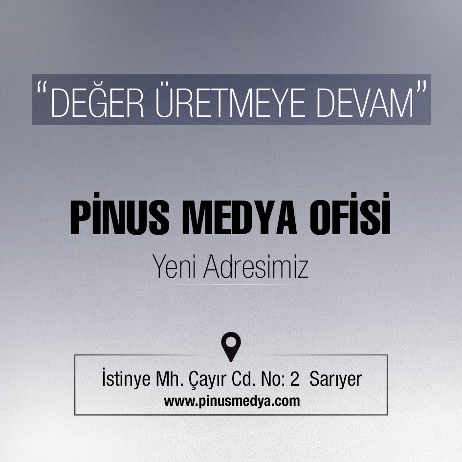 pinusmedya's tweet photo. Pinus Medya Ofisi yeni adresinde...

#reklam #event #prodüksiyon https://t.co/RYikcROg6w