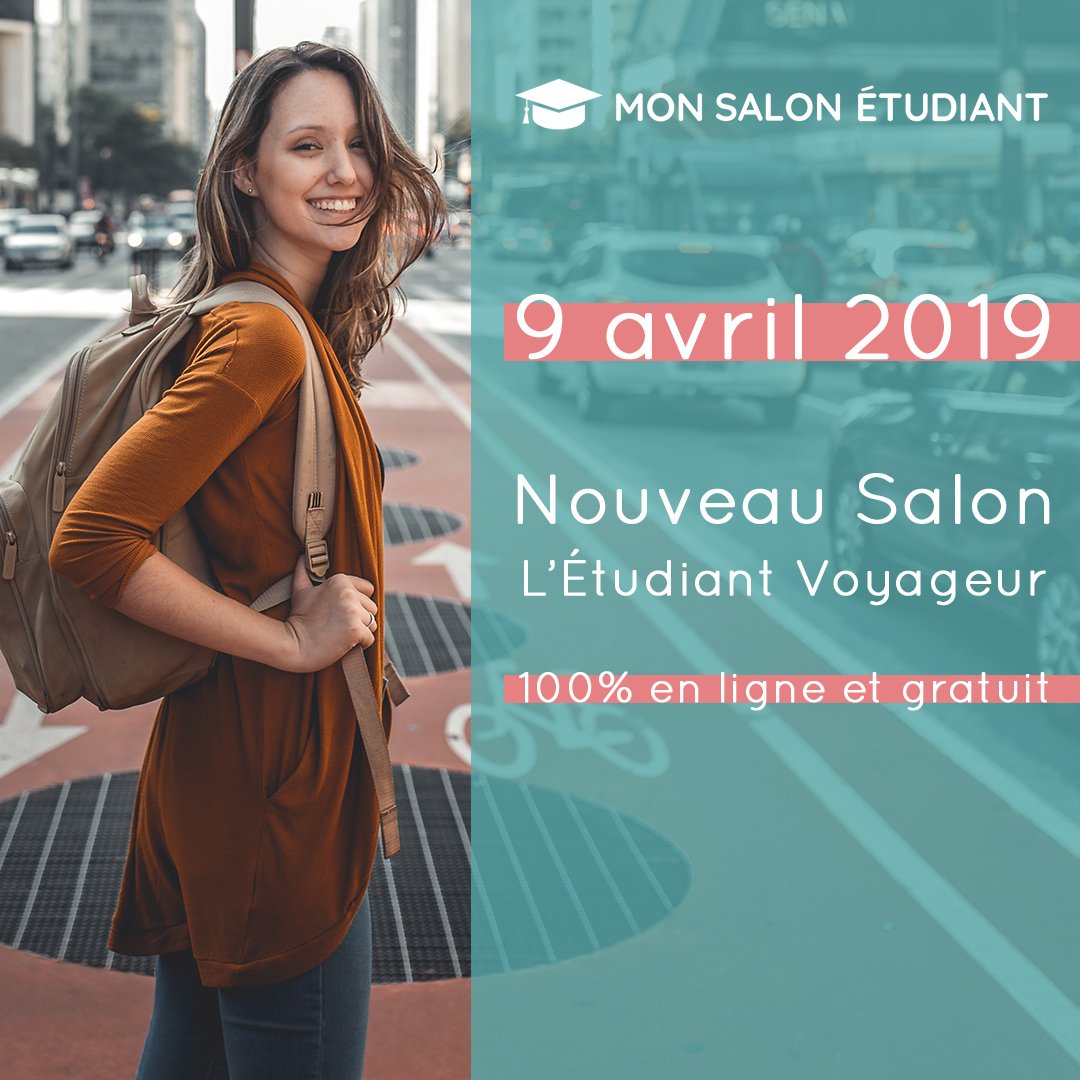 Et si, en ce #MardiConseil, vous donniez vie à vos rêves de #voyage ? 
Participez à notre salon en ligne gratuit sur l'étudiant voyageur : bit.ly/2D3FmJy

#erasmus #readytogo