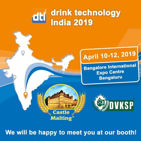 Castle_Malting's tweet photo. Castle Malting team will be glad to meet you at drink technology India 2019!
See you from 10 to 12 of April in Bengaluru, India!

#CraftBeer #beerexpo #drinktech #India https://t.co/4xnW8hXmY2
