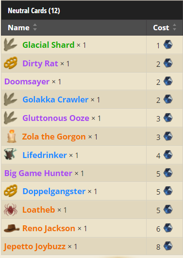 I updated Reno Shudder Shaman for the new expansion. This is my favorite Wild deck atm!