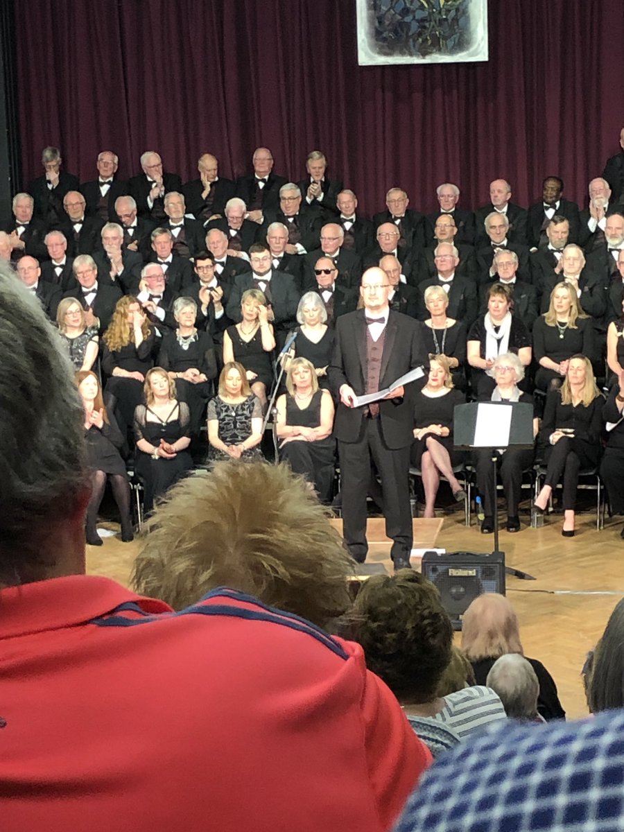 Great concert on Saturday by the Wigston male voice choir and Kibworth ladies choir