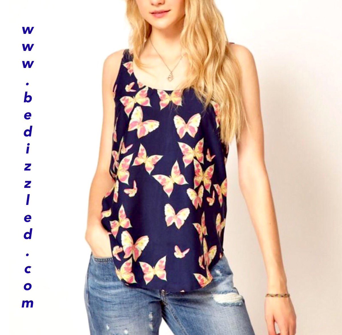 Bedizzled1's tweet photo. BUTTERFLY PRINT SLEEVELESS CHIFFON TANK TOP
#butterflies #butterfly #butterflyprint #printed #printedtop #printedtops #tops #sleeveless #sleevelesstop #chiffon #top #tank #tanktop #tanktops #women #tanktopseason #womens #teen #teens #teengirl #teenfashion #teenfashions https://t.co/7nK82maFuY