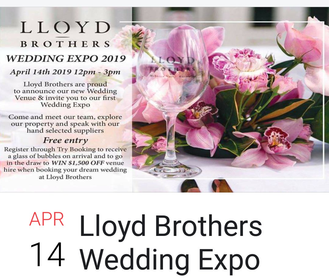 AFphotobooths's tweet photo. Hope to see you at Lloyd's Brothers wedding Expo this Sunday Midday till 3pm
Email afphotobooths@gmail.com for more information https://t.co/FUaO9Wr7VL