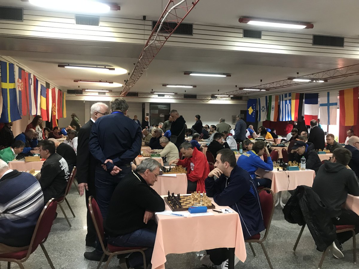 IBCAChess's tweet photo. 14th IBCA World Individual Chess Championship at Italy Round 3 photos https://t.co/cp5Pvgz8bp