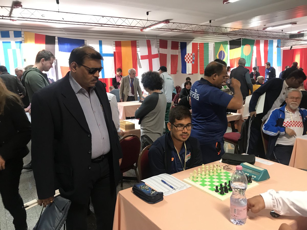IBCAChess's tweet photo. 14th IBCA World Individual Chess Championship at Italy Round 3 photos https://t.co/cp5Pvgz8bp