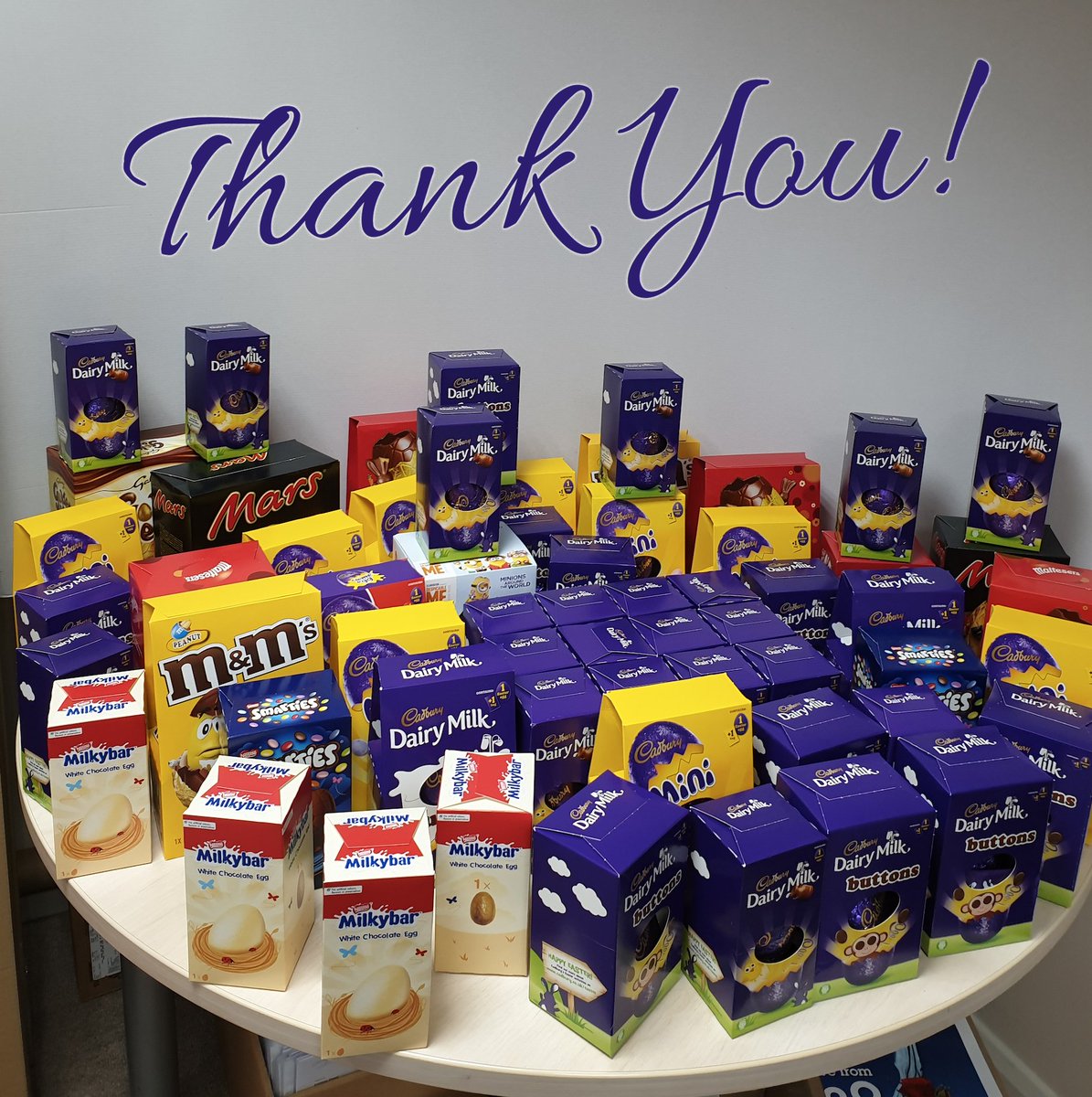 printing_direct's tweet photo. We'd like to say a big thank you to everyone who kindly donated Easter eggs for the @nottshospice Egg Hunt campaign! We managed a grand total of 68 eggs! Well done everyone! #printingdirect #Easter #EasterEggHunt #Easteregg #charity https://t.co/K448SJxiIP