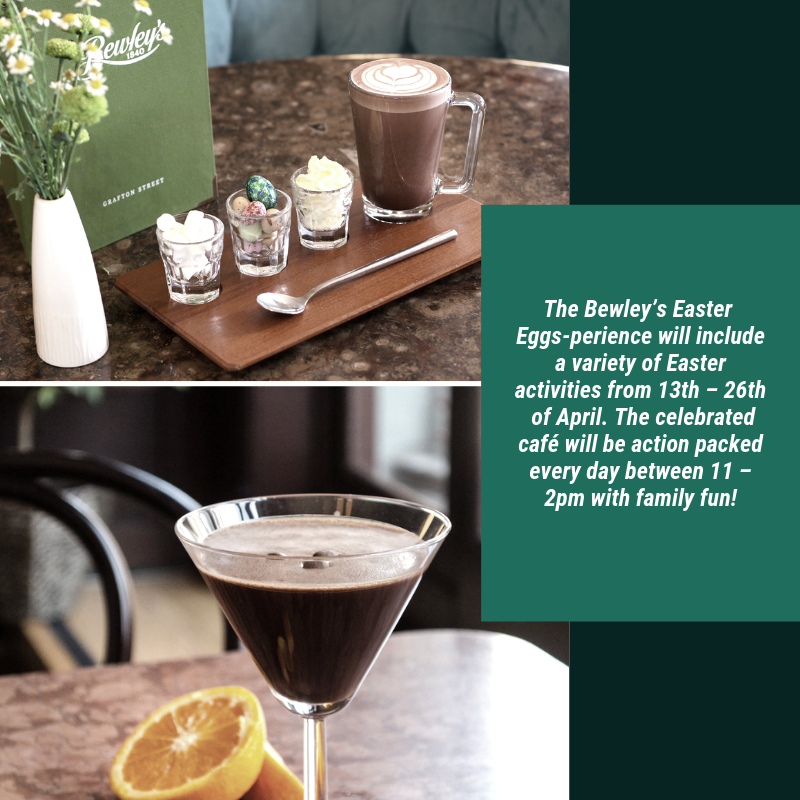 mm_mag's tweet photo. If you’re on the hunt for something eggs-tra special this Easter.. look no further than @BewleysIreland Grafton Street. The café is offering eggs-citing Easter Treats that the family will love. Activities include face painting, creative colouring and Easter balloons for everyone! https://t.co/vmumXD9Dpa