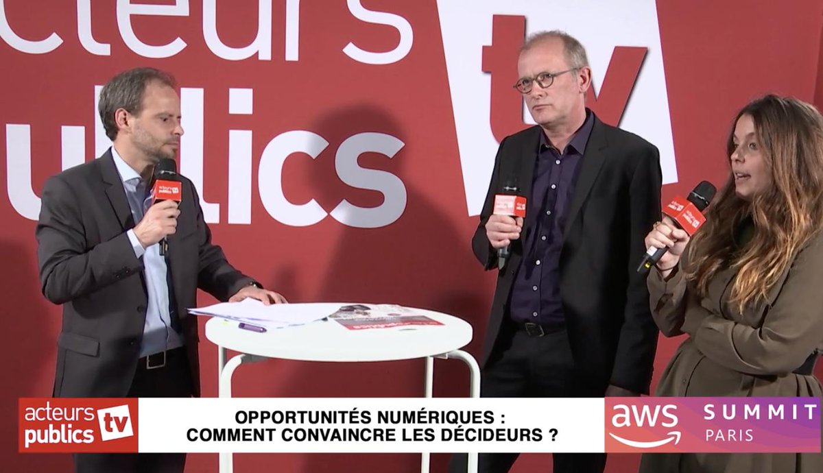 Merci <a href="/acteurspublics/">acteurs publics</a> pour cette #interview au sein du salon <a href="/awscloud/">Amazon Web Services</a> : 
👉👉👉bit.ly/2VusCTr

#Opportunités #numériques : comment convaincre les décideurs ?
@Studizen 1ere #LEP française dédiée aux établissements du supérieur
#edtech #education #learning #engagement