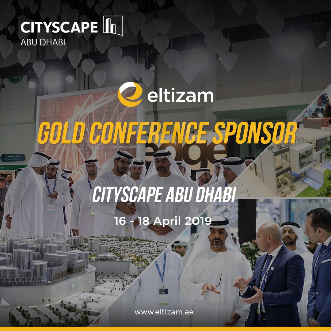 Eltizamgroup's tweet photo. We are proud to be the Gold Conference Sponsor at the #Cityscape Abu Dhabi 2019 organized by #Informa.
Know more: https://t.co/lW2oEHQYf0
#Cityscape2019 #CityscapeAD #EltizamGroup #exceptionalTafawuq #exceptionalThree60 #GoldConferenceSponsor #exceptionalEltizam https://t.co/qKtYDkRBCz