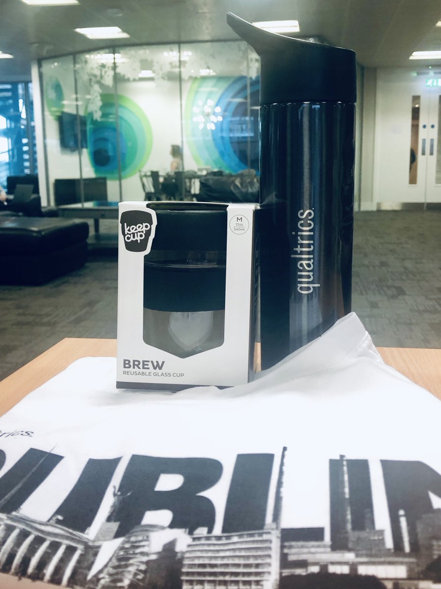 eszter_csapo's tweet photo. What an amazing welcome from #Qualtrics EMEA HQ in Dublin! Anyone wants to survey me? I have my #Experience data now! ✌️ @QualtricsLife #XM #XOdata https://t.co/SIKeksKBP6