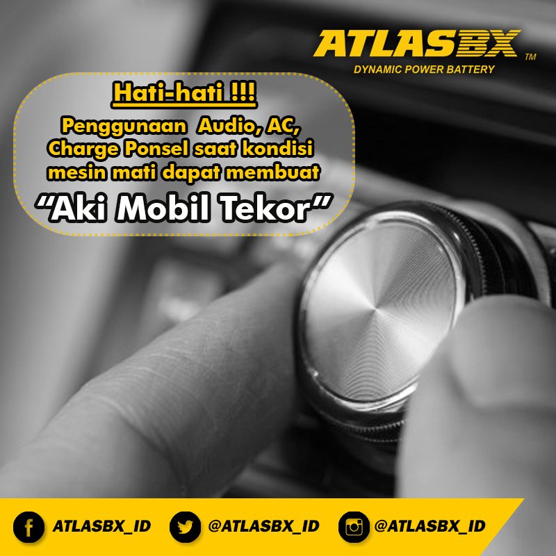 ATLASBX_ID's tweet image. Aki Mobilmu Cepat Tekor ??? Hati-hati ternyata beberapa kebiasaan ini dapat menyebabkan Aki Mobil Kamu Tekor. 

#AkiTekor #StartStopSystem #Charge #AkiMobil #Accumulator #AccuMobil #AccuMaintenanceFree #MaintenanceFree #AkiKorea #BateraiMobil #Baterai #IdlingStop #ISSTechnology