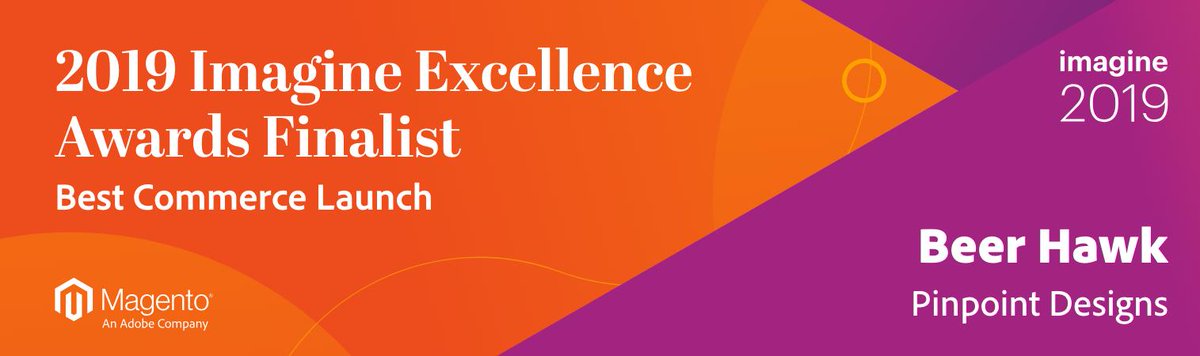 PinpointAgency's tweet photo. We are delighted to announce that we are a @magento #ImagineExcellenceAwards finalist in the Best eCommerce Launch category for our work with @TheBeerHawk #eCommerce #Magento #webdevelopment #M2migration https://t.co/C5Amwl0fkd