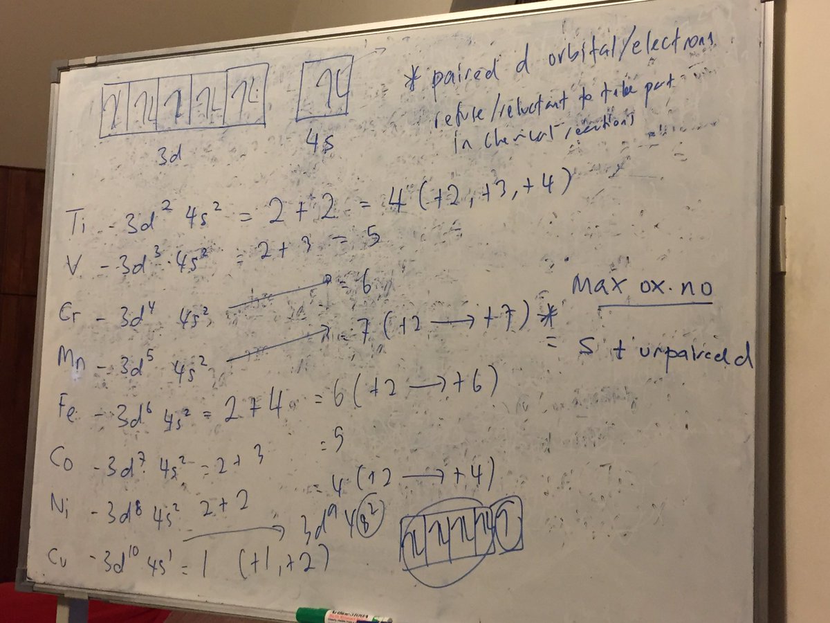 AtoiBaik's tweet image. Why #TransitionElements have variety of oxidation states #Chemistry #STPM