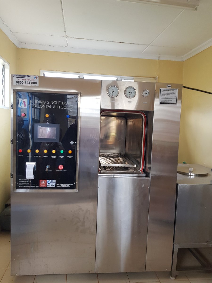 CDICCKericho's tweet photo. The CDICC team inspected the new Theatre at Sigowet level 4 hospital, the hospital received Thearte equipment through the #MESProgramme, There are about 8 to 10 elective surgeries at the hospital every week and the Thearte accommodates all emergency delivery cases in the region https://t.co/jRXyMNp645