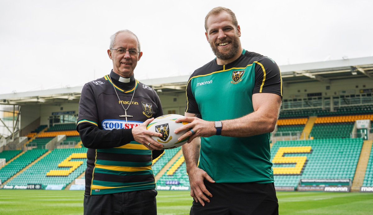 SaintsRugby's tweet photo. When the Archbishop of Canterbury met the Archbishop of Banterbury...

@JustinWelby 🤝  @jameshaskell https://t.co/VFTbF1LB2M