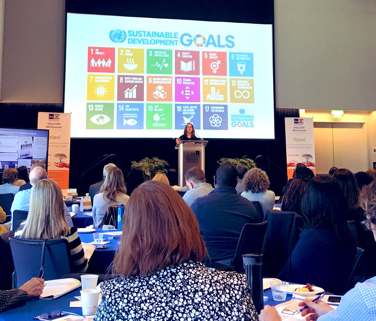 “The #SDGs tell us what but they don’t tell us how. That is why it is important we work together to figure out the how.” - @KayakMediaTweet #BVUSummit #Merit360 #ThisisCLE