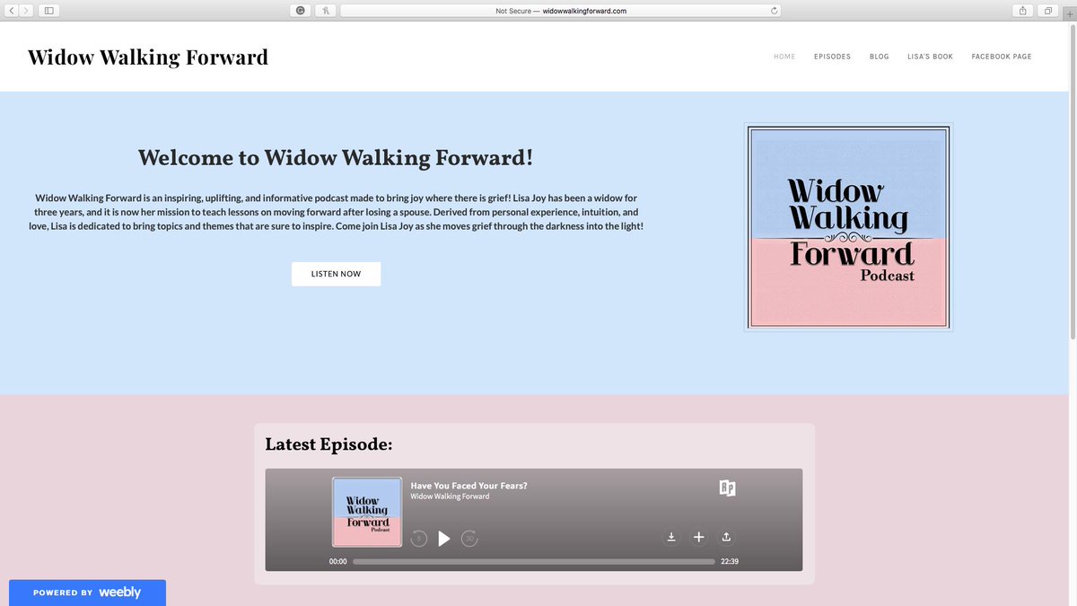 widowwalking's tweet image. Good Morning Rockstars!
So excited to announce that we have a web page where you can hear our podcasts as well as inspirational messages! Come on over to widowwalkingforward.com and we can heal together! It’s available on both your desktop and phone! You are not alone 💛 Rock On!