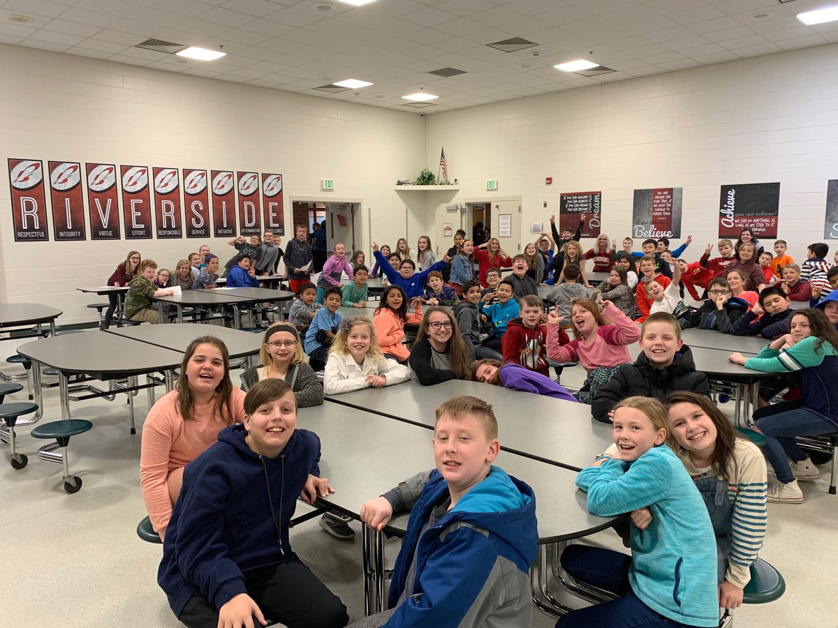⁦<a href="/MenomineePCSC/">Menominee Elementary</a>⁩ fourth graders are at Riverside today and they are 🚀 READY for next school year! ⁦<a href="/PlymouthCSC_IN/">PCSC</a>⁩