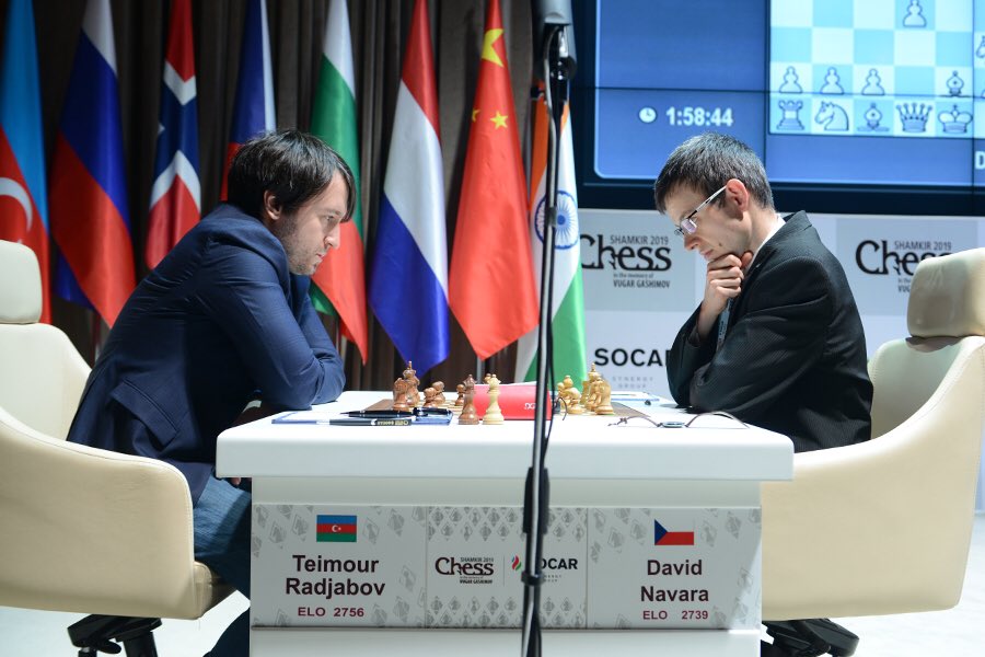ShamkirChess's tweet photo. David Navara - Teimour Radjabov
1/2-1/2
#VugarGashimov #ShamkirChess #SOCAR #ShamkirChess2019 #chess #sahmat #SynergyGroup #Bakuchess https://t.co/in4UIbDE08