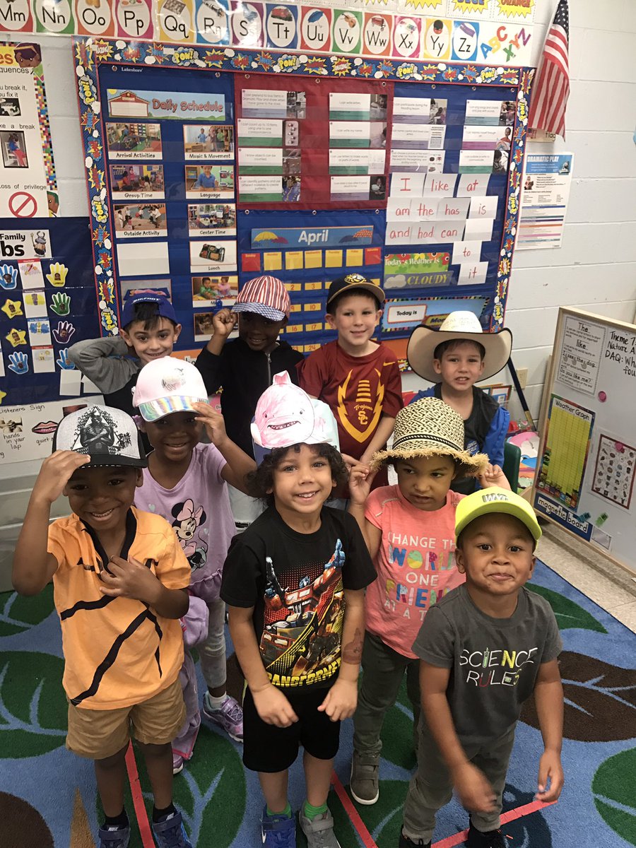 Silly Hat Day! #woyc19 #WeekofTheYoungChild @NAEYC @ManorISDEC #PowerOfPrek