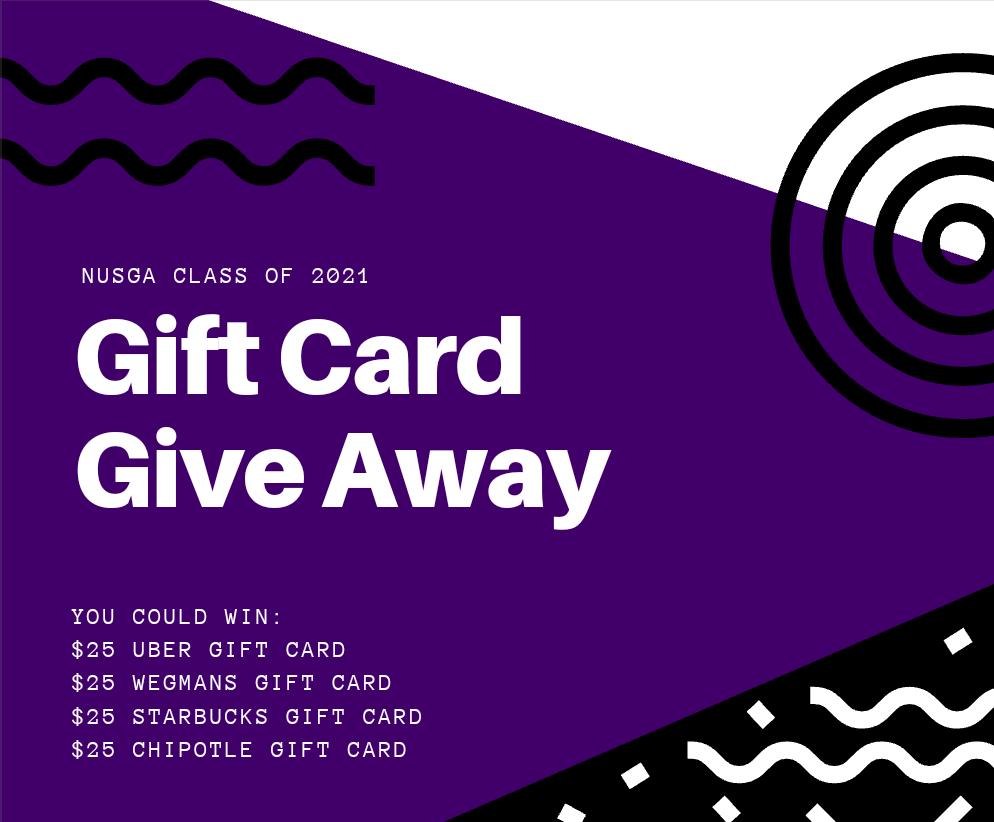 NUSGA2021's tweet image. Here is your chance to win our $25 WEGMANS GIFT CARD 🍉🍊🍎🥑 
. 
To enter, follow this page, and retweet this tweet. Must be a current NU student.