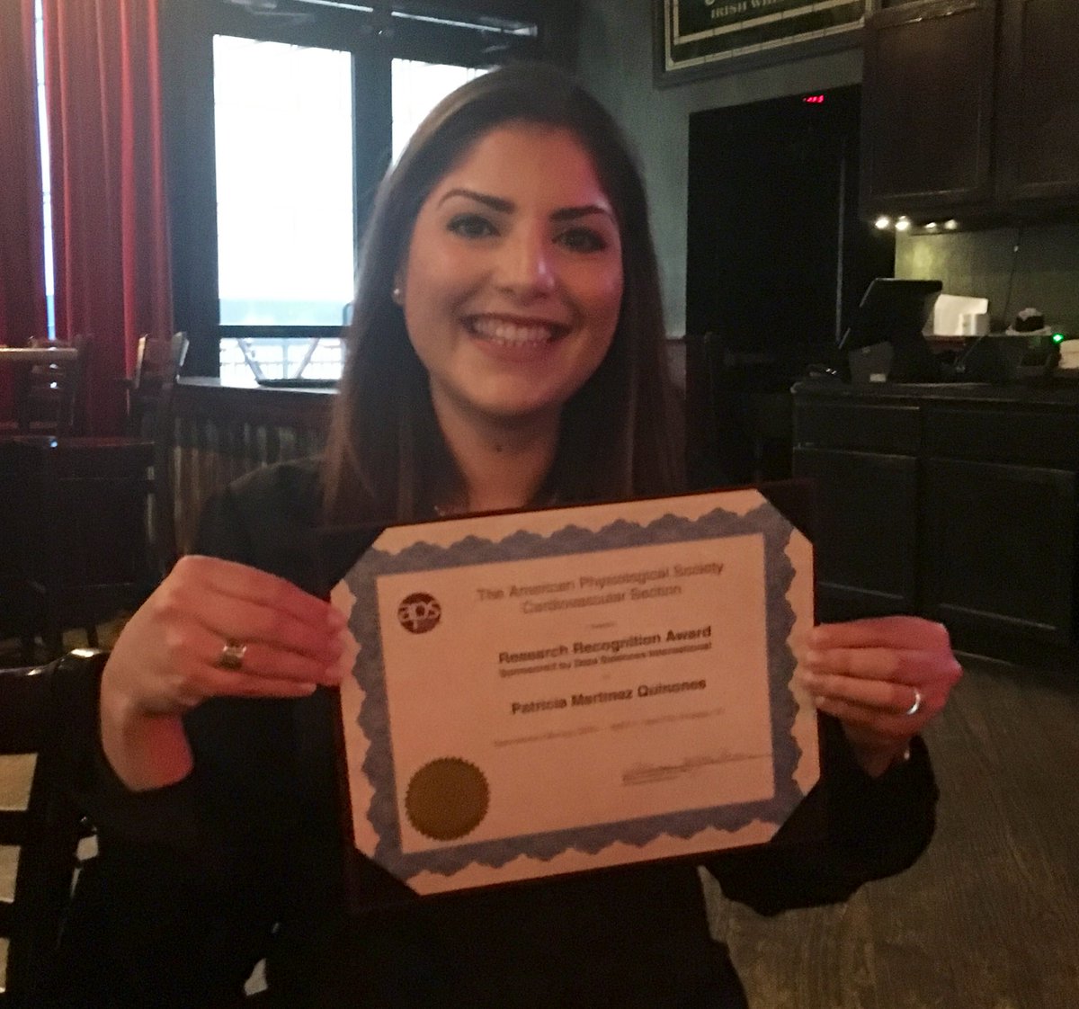 Congratulations @PMartinezMD on your poster presentation cardiotoxic effects of mTOR inhibitor PP242 at @expbio and Research Recognition Award from @APSPhysiology! #SurgeonScientist #ExpBio19 #hypertension #APSatEB