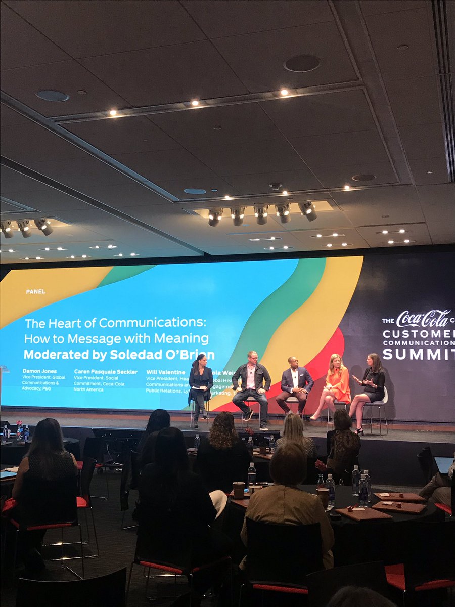 Terrific opening panel assembled by <a href="/CocaColaCo/">The Coca-Cola Co.</a> with <a href="/soledadobrien/">Soledad O'Brien</a>, <a href="/damondjones/">Damon Jones</a>, <a href="/cpasquale/">Caren Pasquale Seckler</a>, @valentinew_99, and <a href="/NolaBeth/">Nola Beth</a>.
