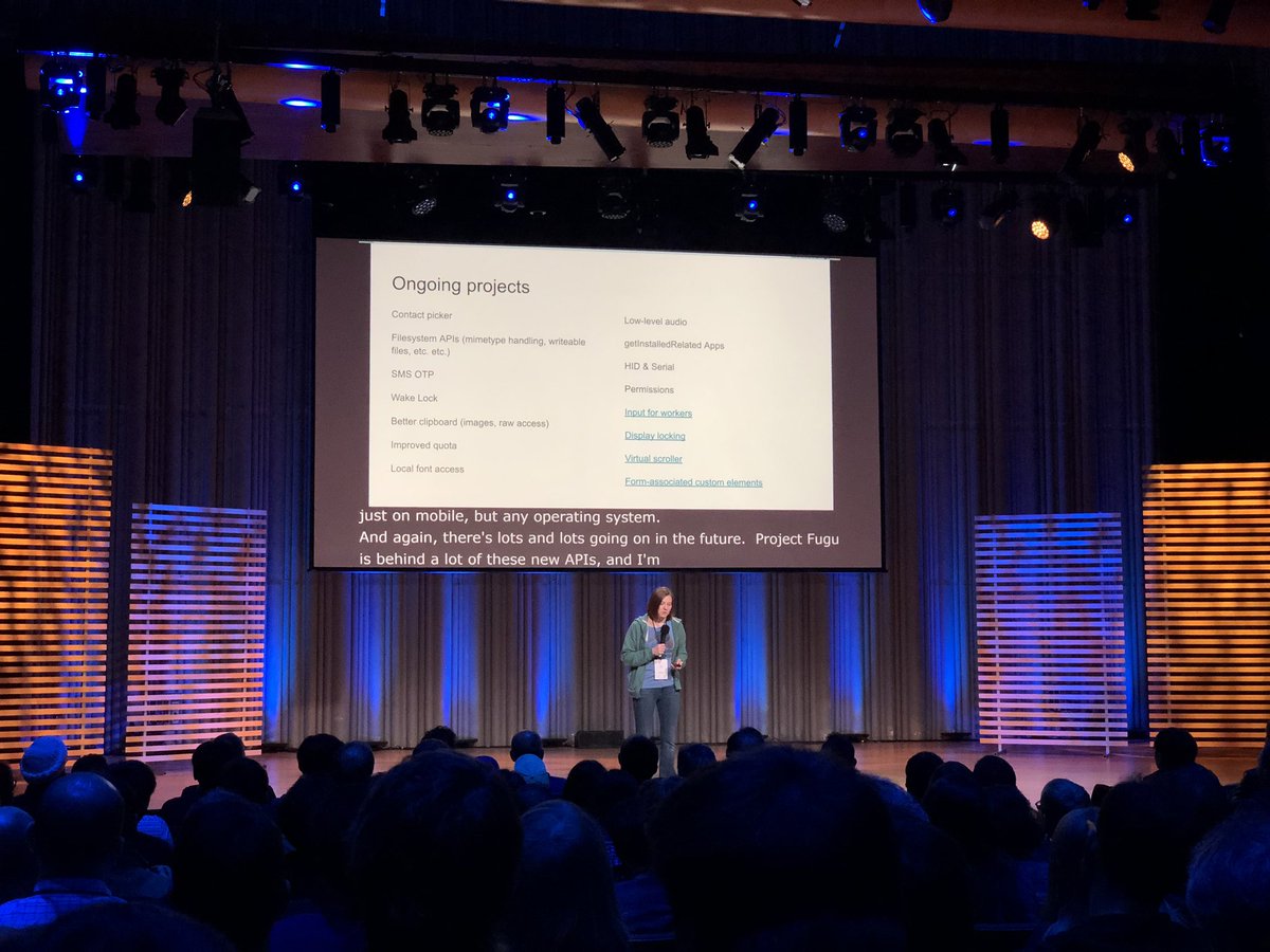 Contact picker, file system access, SMS OTP, Wake Locks, local fonts access, and many more.