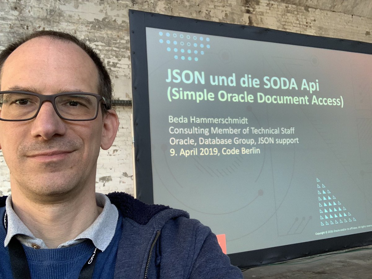 bch_t's tweet image. At oracle code in berlin  #oraclecode